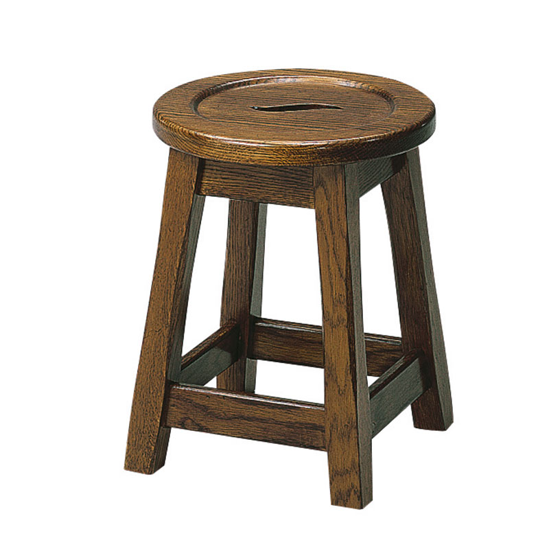 Picture of Low Rustic Oak Stool