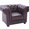 Photo of product: Antique Brown Chesterfield Armchair