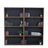 Bookcase dressed with props