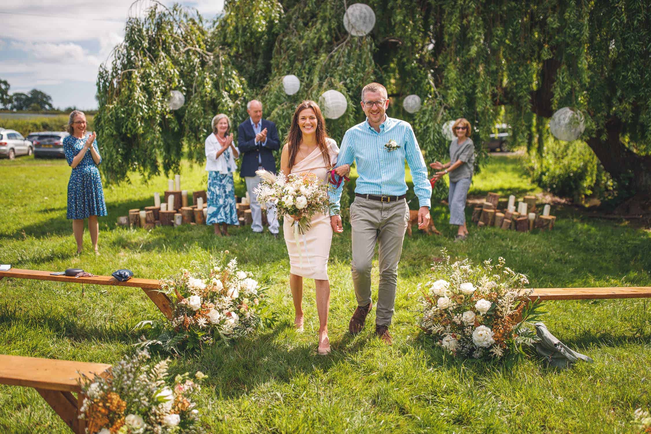 Orchard at Munsley outdoor ceremony